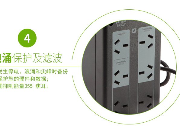 BR1500G-CN Back-UPS Pro BR 系列 实物与应用图示