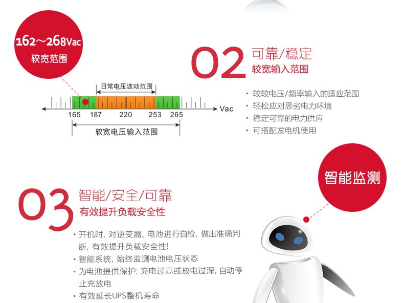 山特K500pro 500VA/300W UPS不间断电源备用电脑智能稳压 后备式 图3